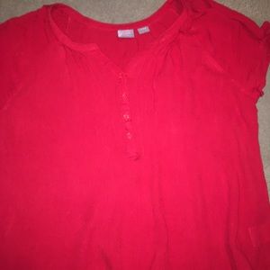 Top no iron wrinkle look overlay or wear as shirt